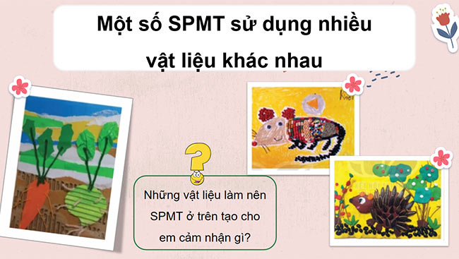 PowerPoint Mĩ thuật 3 Một số vật liệu sử dụng trong thực hành, sáng tạo mĩ thuật