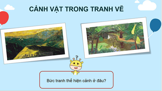 PowerPoint Mĩ thuật 3 Cảnh vật quanh em