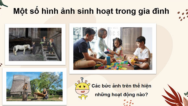 PowerPoint Mĩ thuật 3 Sinh hoạt trong gia đình