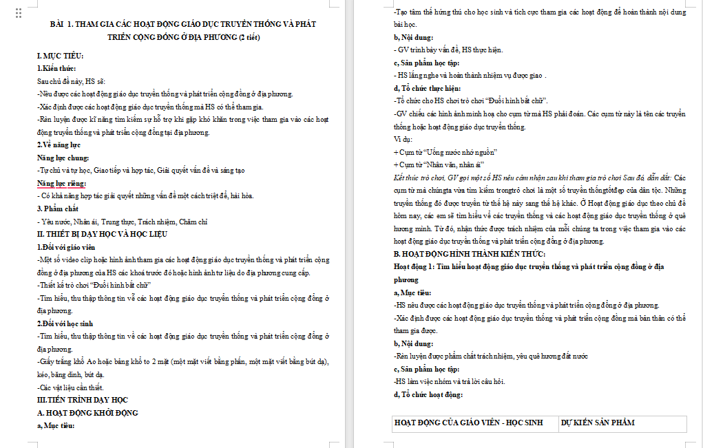 Giáo án PowerPoint Hoạt động trải nghiệm 8 Kết nối Bài 1