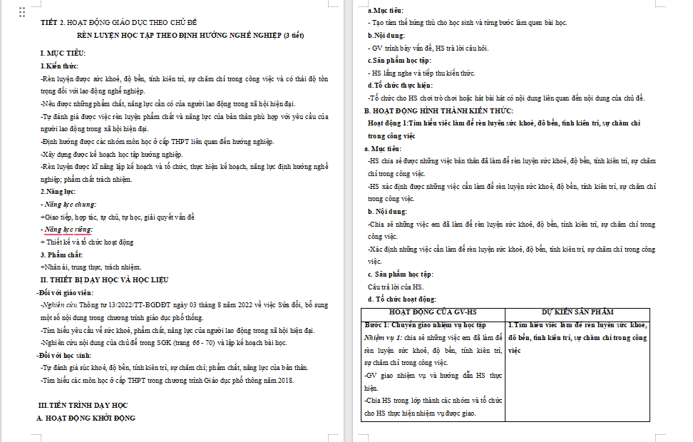 Giáo án PowerPoint Hoạt động trải nghiệm 8 Kết nối Bài 2