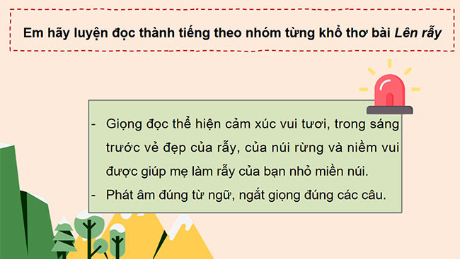 PowerPoint Tiếng Việt 4 Lên rẫy