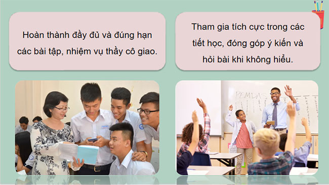 Phát triển các mối quan hệ với thầy cô bạn bè