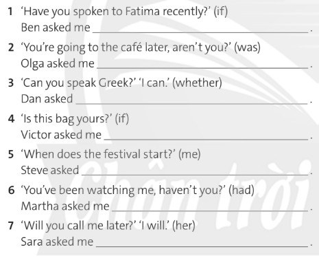 Tiếng Anh 12 Grammar Builder and Reference Unit 7