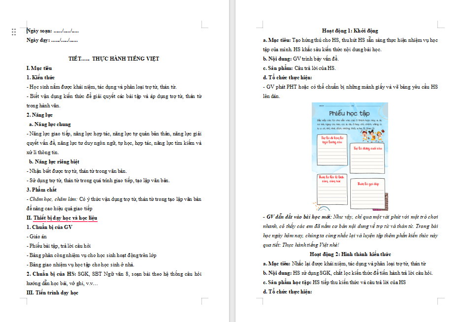 Giáo án PowerPoint Ngữ văn 8 Bài 1: Thực hành tiếng Việt