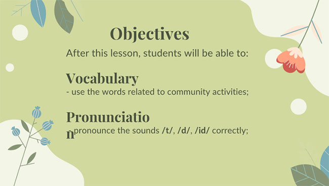 Tiếng Anh 7 Unit 3: A Closer Look 1