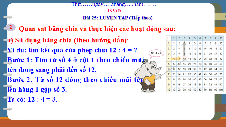 Giáo án Toán 3: Luyện tập (Tiếp theo) trang 54