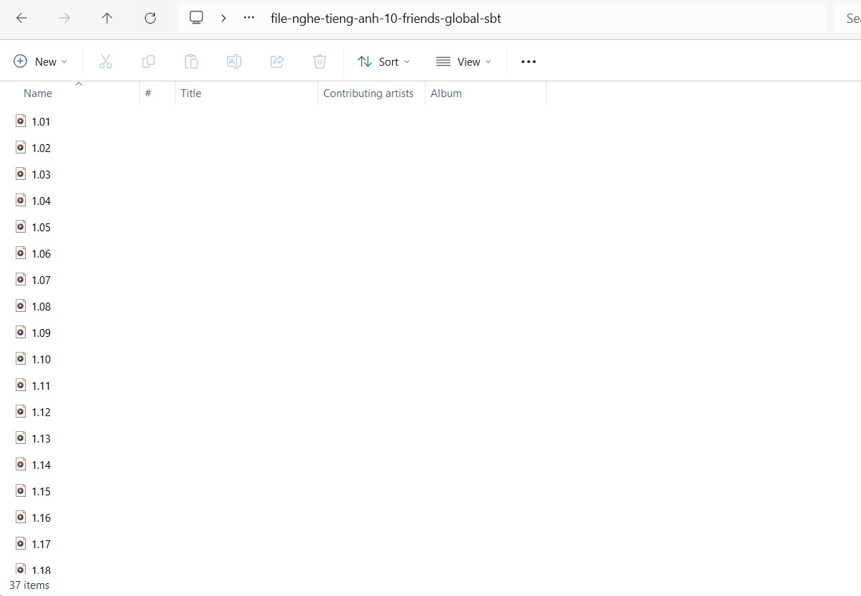 File nghe tiếng Anh 10 Friends Global