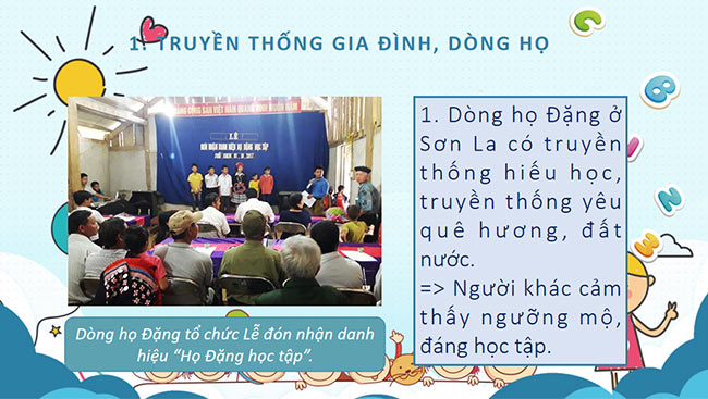 PowerPoint Tự hào về truyền thống gia đình, dòng họ