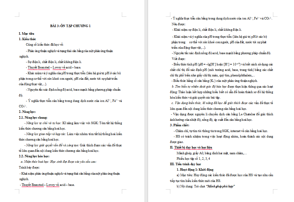 Ôn tập chương 1