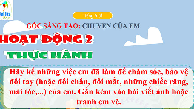 PowerPoint Tiếng Việt 3 Chuyện của em