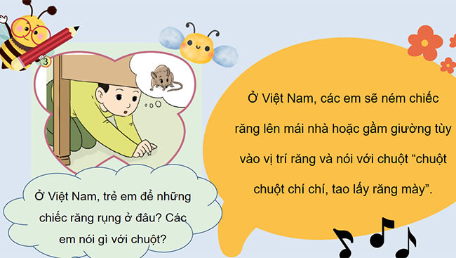 PowerPoint Tiếng Việt 3 Nghe - kể Chiếc răng rụng