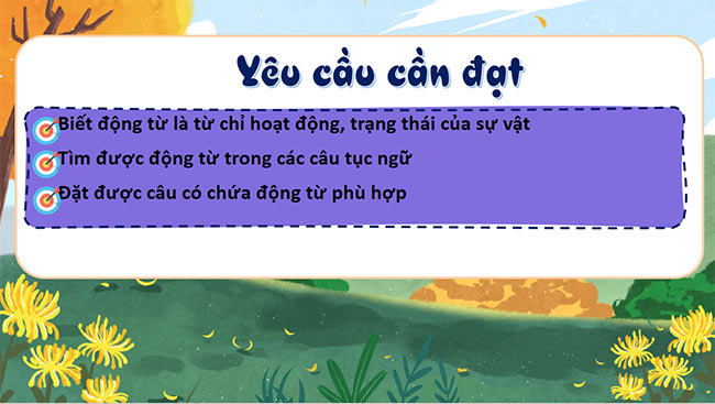 PowerPoint Tiếng Việt 4 Động từ