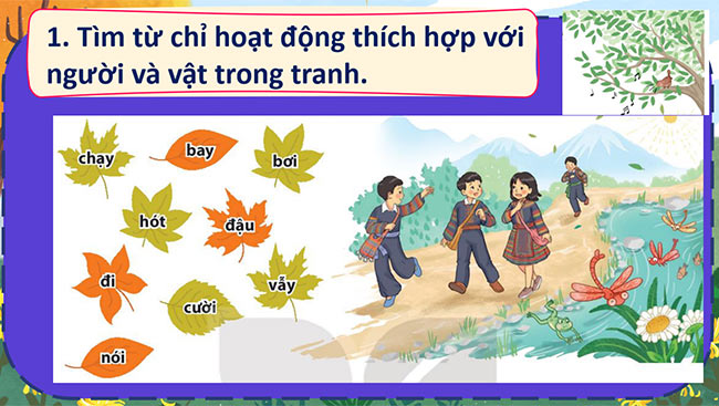 PowerPoint Tiếng Việt 4 Động từ