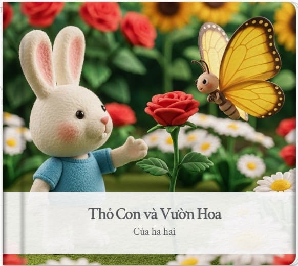 Bộ sách lật truyện tranh AI cho mầm non