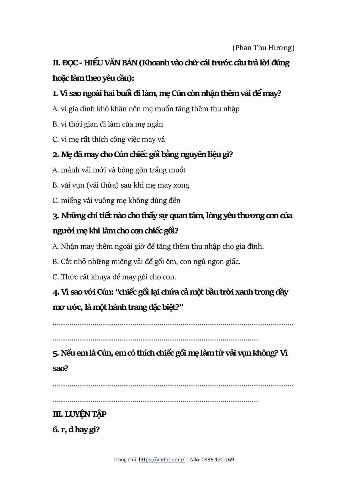 Bài tập cuối tuần lớp 3 Kết nối tri thức Tuần 13