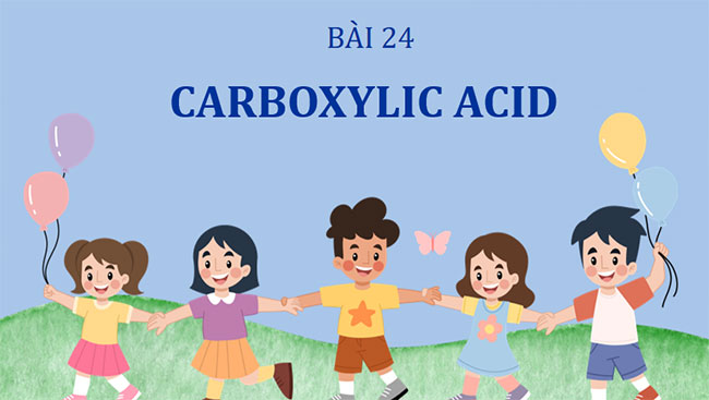 Giáo án Hóa học 11 Bài 24: Carboxylic acid