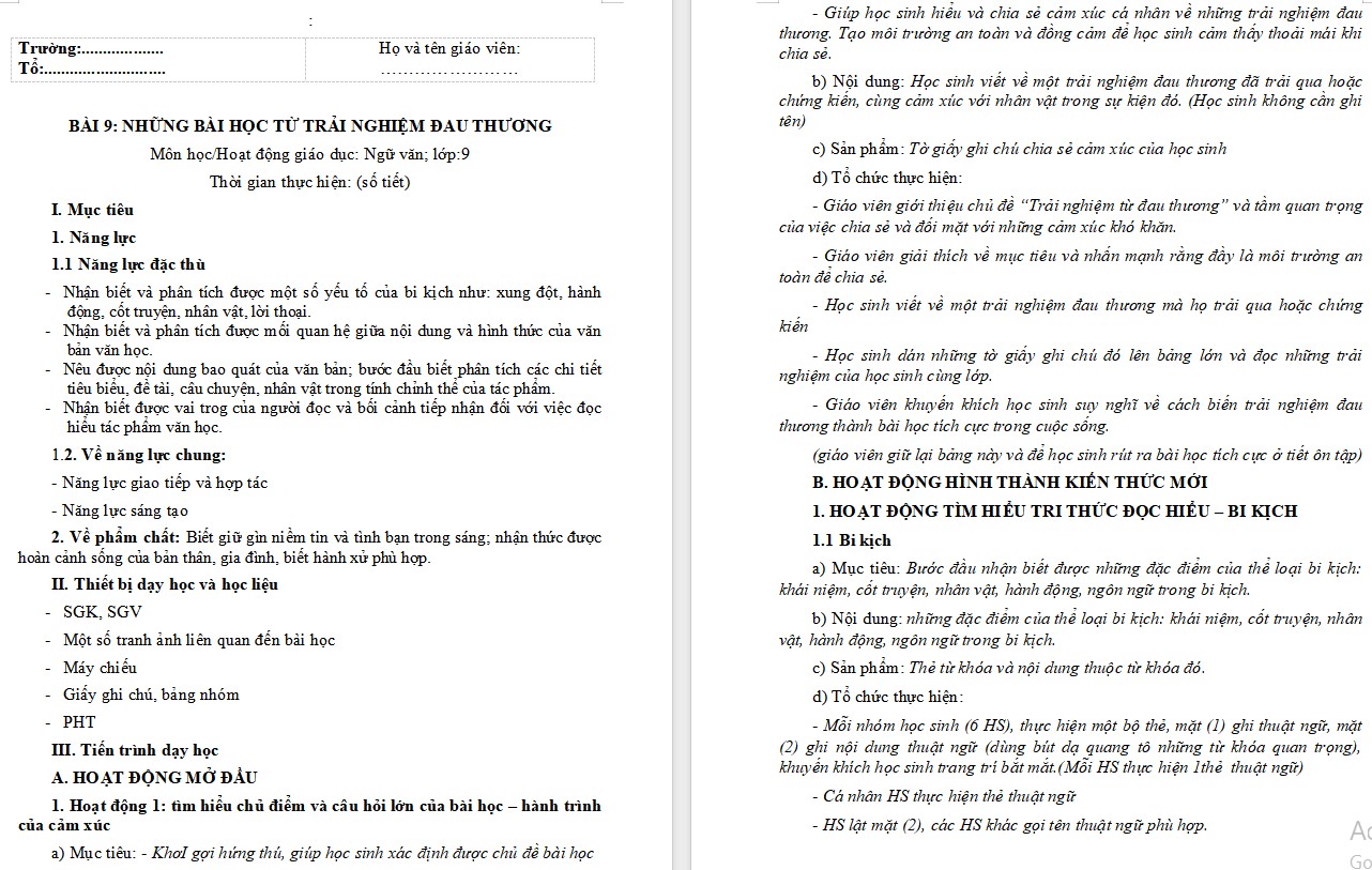 KHBD Ngữ văn 9 Bài Pơ-liêm, quỷ Riếp và Ha-nu-man CTST 