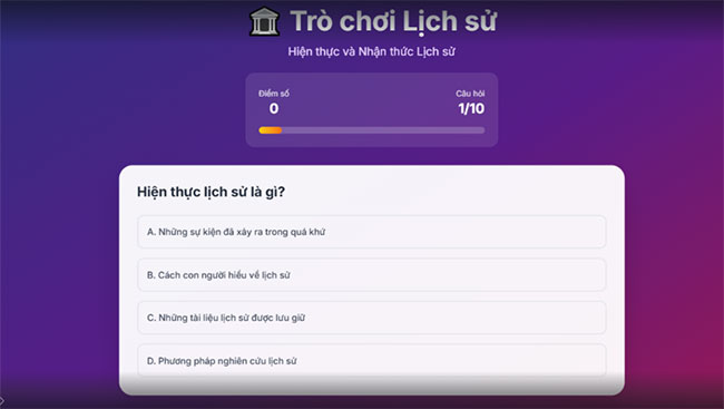 Hiện thực lịch sử và nhận thức lịch sử