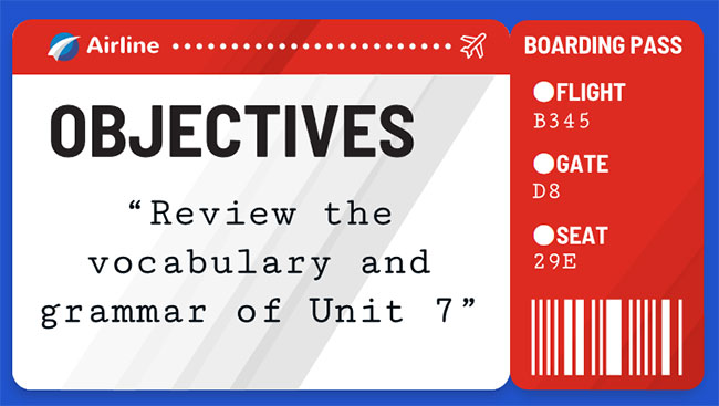 Tiếng Anh 7 Unit 7: Looking Back