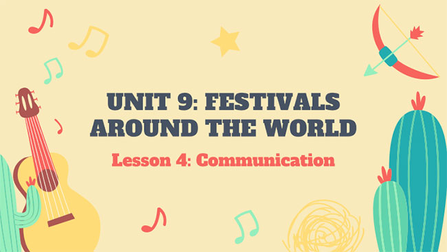 Tiếng Anh 7 Unit 9: Communication