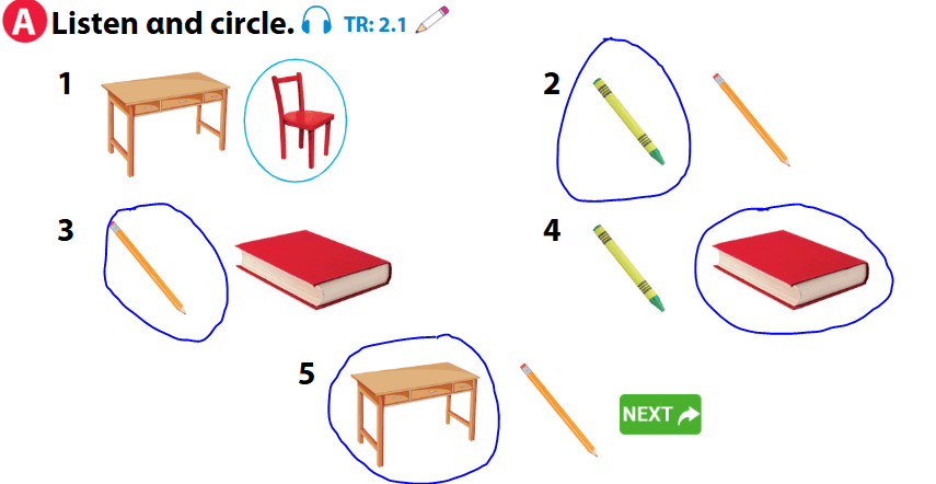 SBT Tiếng Anh 1 Wonderful World Unit 2 Lesson 1 minh họa 2