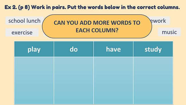 PowerPoint Tiếng Anh 6 Unit 1: A Closer Look 1