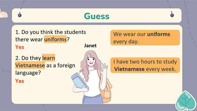 PowerPoint Tiếng Anh 6 Unit 1: Skills 2