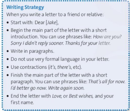 Tiếng Anh 10 Friends Global Unit 3 3H Writing