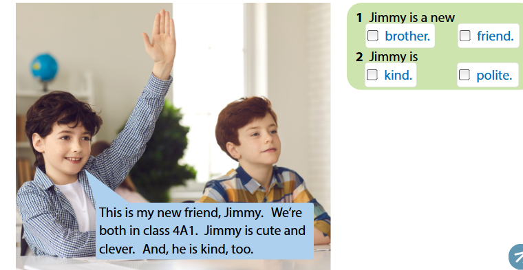 Tiếng Anh 4 Wonderful World Unit 1 Lesson 2 minh hoạ 2