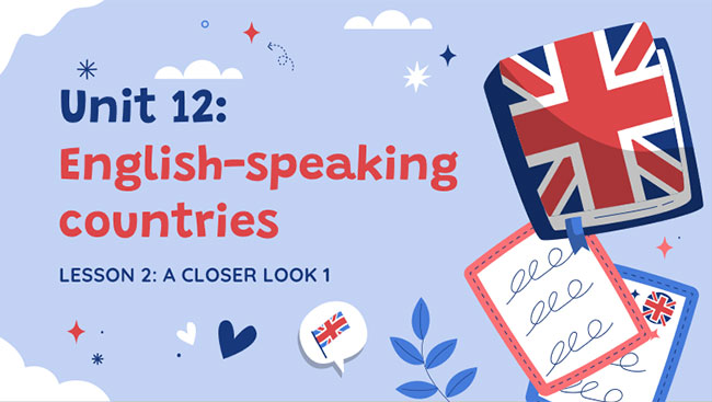 Tiếng Anh 7 Unit 12: A Closer Look 1