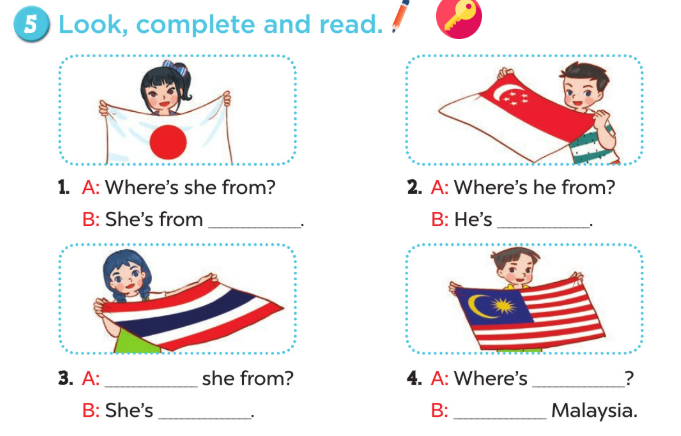 Tiếng Anh lớp 4 unit 1 lesson 2 Global Success minh họa 5