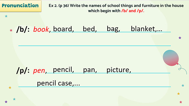 PowerPoint Tiếng Anh 6 Review 1: Language