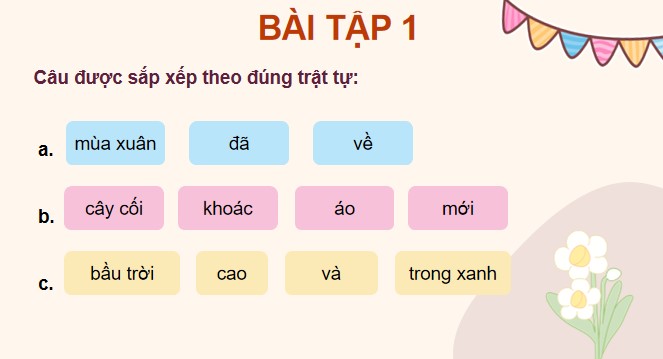 PowerPoint Tiếng Việt 4 Câu