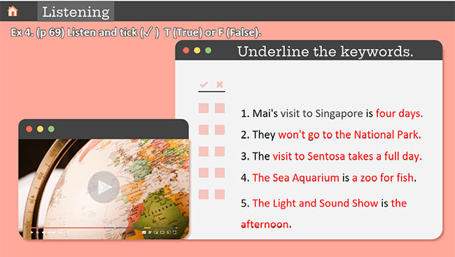 PowerPoint Tiếng Anh 6 Review 2: Skills