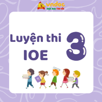 Luyện thi IOE lớp 3 dạng sắp xếp câu