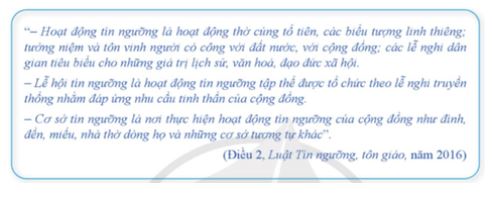 Khái niệm tín ngưỡng, tôn giáo