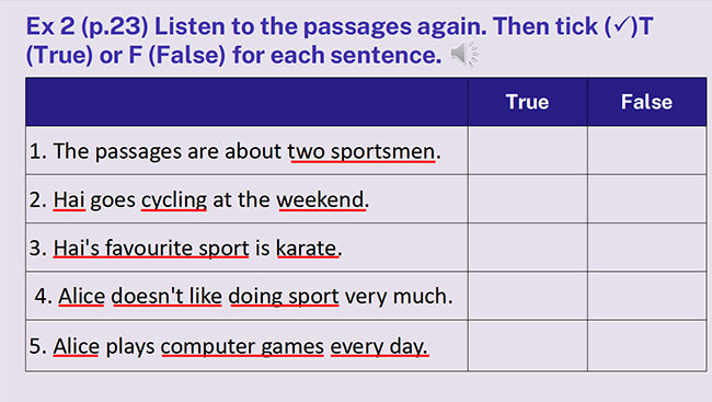 PowerPoint Tiếng Anh 6 Unit 8: Skills 2