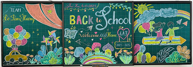 Trang trí bảng lớp