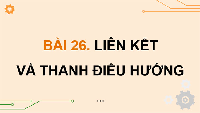 Liên kết và thanh điều hướng