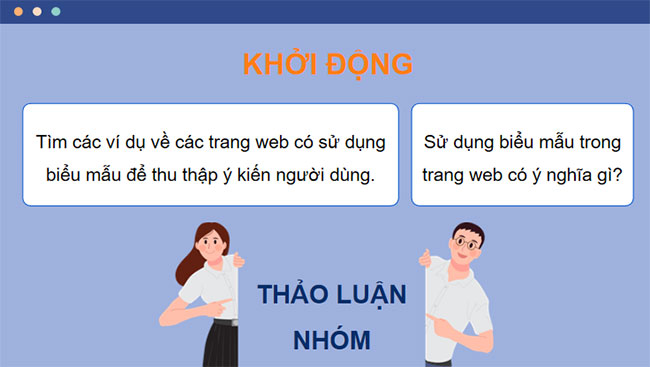 Biểu mẫu trên trang web