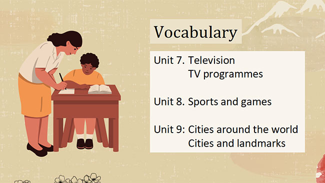 PowerPoint Tiếng Anh 6 Review 3: Language