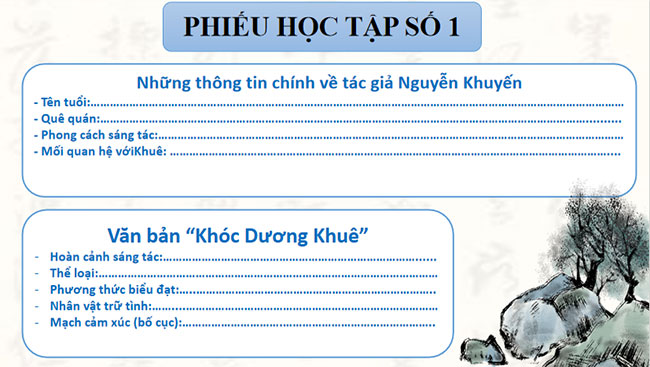 Khóc Dương Khuê