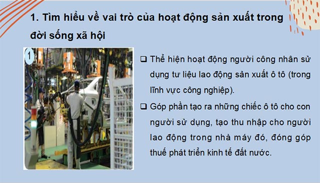Các hoạt động kinh tế cơ bản trong đời sống xã hội