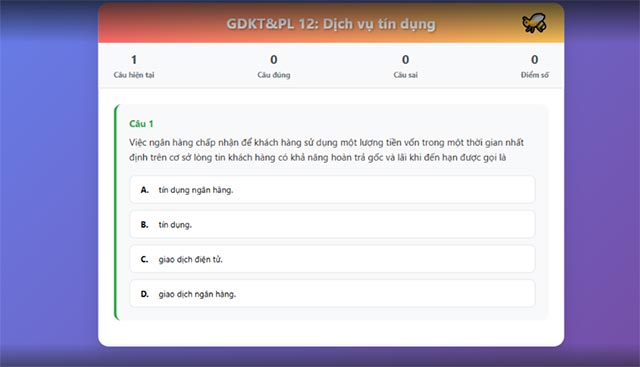 Dịch vụ tín dụng