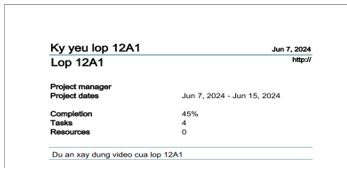 Bài 5: Tăng năng suất làm việc với phần mềm quản lí dự án