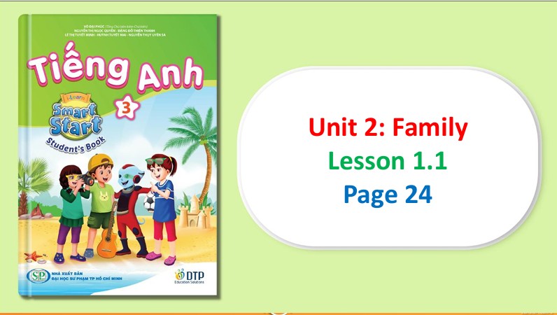 Bài giảng điện tử tiếng Anh 3 i-Learn Smart Start Unit 2