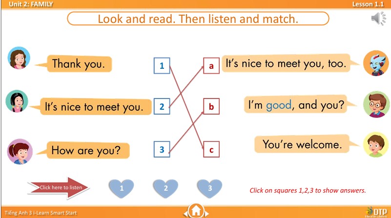 Bài giảng điện tử tiếng Anh 3 i-Learn Smart Start Unit 2