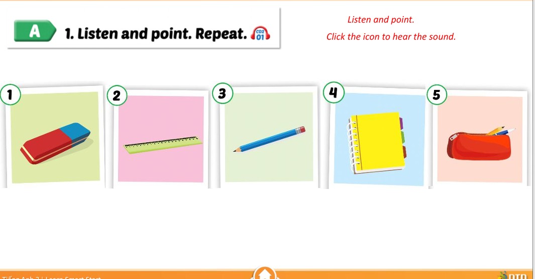 Bài giảng điện tử tiếng Anh 3 i-Learn Smart Start Unit 3