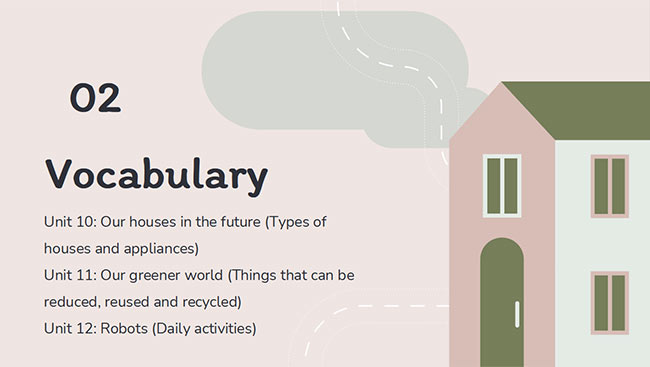 PowerPoint Tiếng Anh 6 Review 4: Language